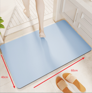 【COD + Local Seller】BATHROOM QUICK DRY FLOOR MAT diatomite mat bathroom large upgrade non slip absorbent toilet toilet household floor mat Quick Dry Absorbent water anti slip for Toilet Washroom Restroom