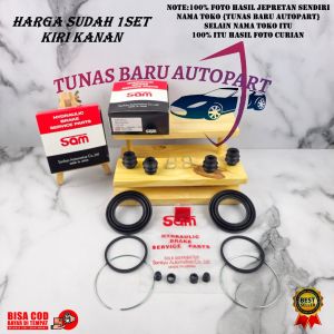 KIT KALIPER KARET CAKRAM DEPAN TOYOTA VIOS GEN 1 2003 SAMPAI 2006 1SET SAM