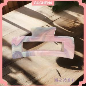 GUCHEN4🎀 Phụ Nữ Tóc Claw Sóng Hình Dạng Gradient Màu Chống Trượt Mạnh Mẽ Claw Mịn Trọng Lượng Nhẹ Chống-Phá vỡ Tóc Cố Định Công Cụ Tóc