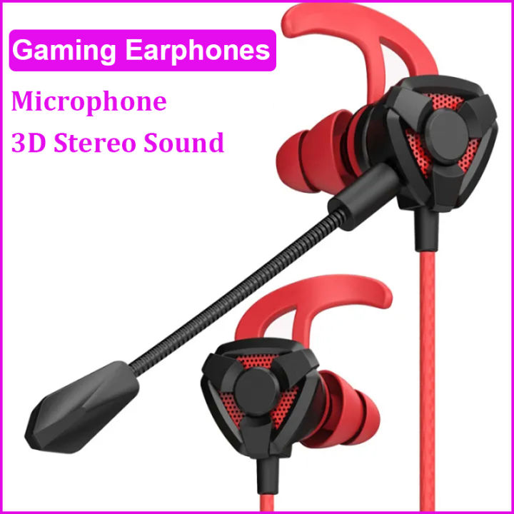 Gaming Headset with Microphone Wired Gaming Earbuds PC for Xbox One PS4 PS5  Nintendo Switch PlayStation Games Mobile Phone,Detachable Earphones