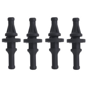 สกู๊ตเตอร์รถจักรยานยนต์10ชิ้นอุปกรณ์เสริมเสริมสำหรับยกฝาปิดถังน้ำมันฝาถังน้ำมันเดือยแหลมยางแบบป๊อปอัพ