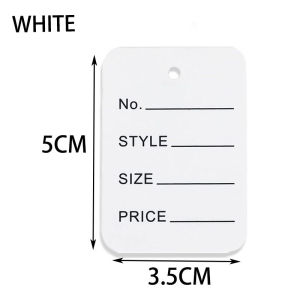 1000pcs Clothing Price Hang Tag Garment Price Hang Label Kraft Paper Price Hang Tag