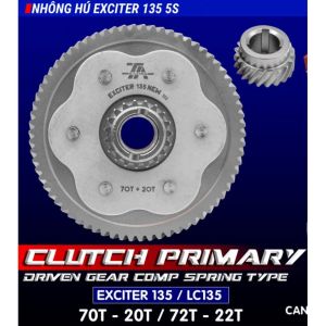 BỘ CHUỒNG HEO NHÔNG NỒI ĐẤU TA RACING CHO EXCITER 135 / 5S LZD01