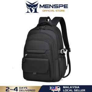 MENSPE Men Backpack Notebook Laptop Backpack Business Travel Bag Waterproof Backpack College Fashion Backpack Casual Shoulder Bag Anti Theft Back Pack School Bag