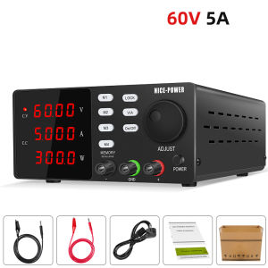 New USB laboratory power supply 30V 10A adjustable DC power supply with memory function programmable switching power supply with encoder knob