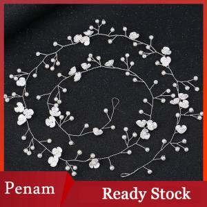 [PAM] Headbands Wedding Hair Accessories Handmade Floral Rhinestone Hair Ornament For Bride Girls