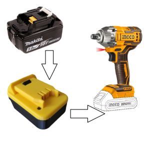 Đế chuyển pin cho máy INGCO TOTAL WADFOW 20V (Không bao gồm máy và pin)