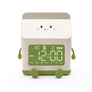 Milk carton alarm clock