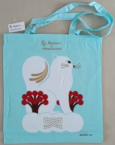 Limited Edition Fragonard Cotton Rabbit Tote Bag by Senteurs de Provence since 2004