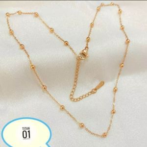 Kalung Merica Rantai Dewasa Titanium Perhiasan Fashion CXB249