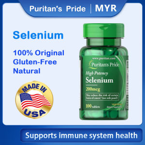 Puritan Pride Selenium 200 mcg 100 Tablets Immune antioxidant and thyroid support Vegetarian EXP: 10/27
