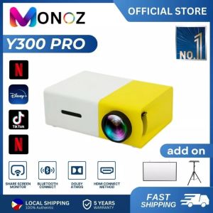 Y300 Portable Projector HD 1080P Led Mini Projector 600 Lumens Y300 Projector Home Theater mobile