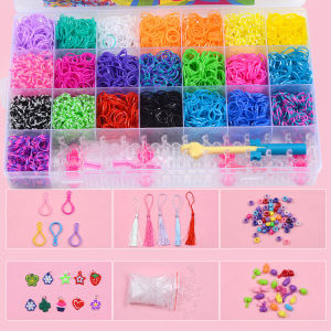 TASMO 4400+ Loom Bands Kit Rubber Bands for Bracelet Making Kit DIY Art and Craft Mega Refill Kit Girls Creativity Gift To Improve Imagination - Ideal Gift