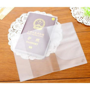 Sampul Paspor Plastik nti Air Waterproof Passport Cover Transparant Penutup Pelindung Paspor