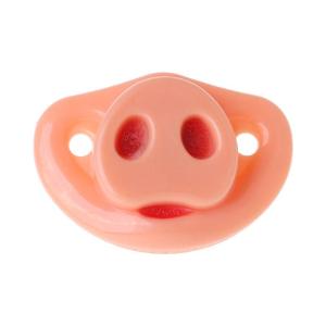 Pig Nose Funny Pacifier Baby Pacifiers Dummy Nipple Teethers Toddler Soothers Teat for Baby Pacifier Gift
