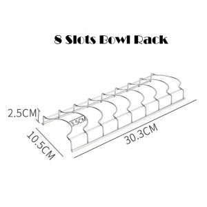 Stainless Draining Dish Rack Japanese Style Kitchen Organizer Portable Bowl and Plate Holder