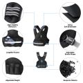Wankeer Adjustable Weighted Vest for Women and Men, 4-10lb/11-20lb/21-30LB Adjustable Weighted Vest with Reflective Strip, Body Weight Vest for Walking, Running, Fitness, Strength Training. 
