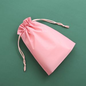 LD-C963 Pouch Bag Warna Pastel Tas Serut Serbaguna Travel Pouch Anti Air / Packaging Makeup Kantong