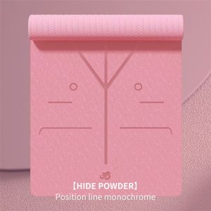 Thảm Tập Yoga Cao Cấp Có Độ Đàn Hồi Cao Thảm Yoga 2 Lớp TPE Định Tuyến Dễ Dàng Luyện Tập Các Loại Tư Thế Chuyên Nghiệp