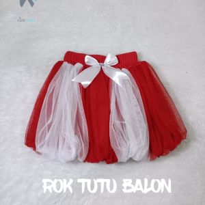 Edisi Kemerdekaan Rok Tutu Balon Anak Perempuan 1-12 Tahun