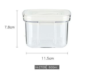 [Local Seller] Twist & Turn Lid Container Sealed Air Tight Food Storage Cereal Dry Good 旋钮密封罐方形储物罐家用厨房零食干果罐杂粮防潮可叠加密封罐子