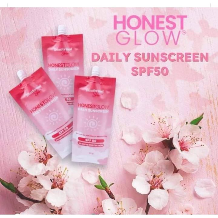 Honest Glow Daily Sunscreen Spf50 50g Transformed Skin | Lazada PH