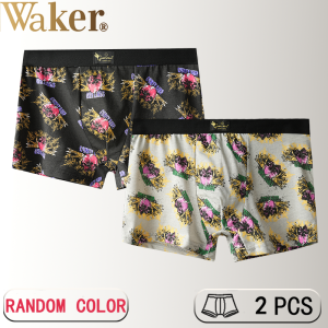 WAKER Mens Boxer Shorts Anti-Odor Quick-Dry Underwear Comfortable Elastic Waistband