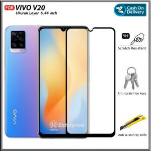 ALVA Promo Bisa ( COD ) Tempered Glass Vivo Y17S V20 2020 Anti Gores Kaca Pengiriman Cepat