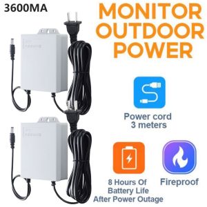 COD Kirim Cepat SHOOCAM Mini UPS Power Supply Backup 3600mAh For CCTV Tahan Api Router Alarm S360