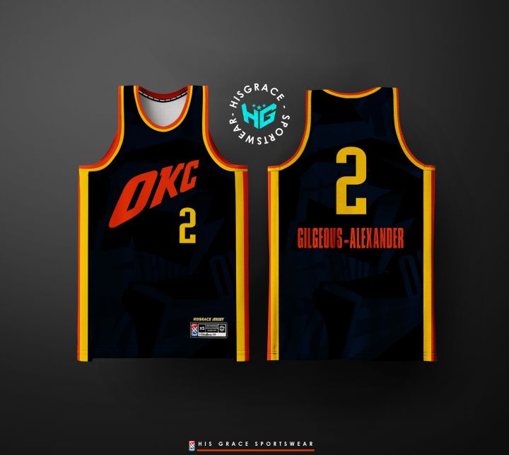 21 2024 OKC CITY EDITION HG BASKETBALL FULL SUBLIMATION (CUSTOM JERSEY