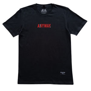 Anyway Kaos Pendek "Anyway" Dark Grey 689