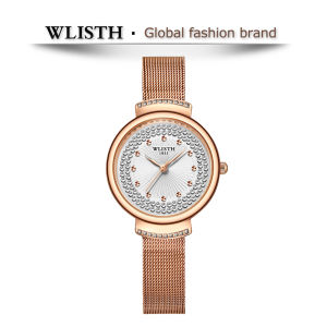 WLISTH watch for women relo brand ladies fashion mesh belt waterproof insurance buckle [530]