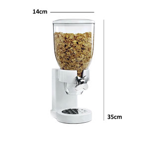 Cylinder Cereal Dispenser Dry Food Storage Tower Cereal Jarsl Rice Dispenser Food Storage Container Bekas Makanan