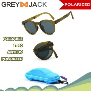 Grey Jack Kacamata Hitam Anak Laki laki Perempuan Sunglasses Polarized Anti Silau UV400 Bahan Ringan Bisa Di Lipat  TR90 079 555 078 Series