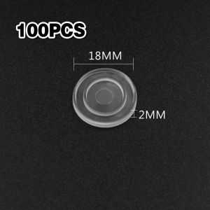 100pcs 18/24mm Glass Table Bumper Pad Anti Slip Glass Fixed Protect Mat Anti Noisy Furniture Leg Pad