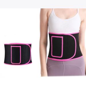 Adjustable Slimming Belt Sweat Belt for Men and Women Neoprene Waist Trainer Corset Waist Band with Pocket Design