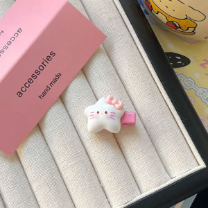 🔥Tamia👍Kitty Star Bobby Pin Cute Sweet Hair Clip Girl Heart Cartoon Headdress Children Hair Clip
