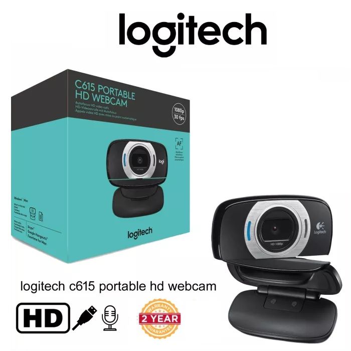 Logitech C615 Full HD cam1080p HD External USB Camera for Desktop
