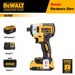 【2*batteries】 DCF887 impact wrench DeWalt-1/4" Brushless Cordless Original Electric lmpact Wrench Heavy Duty Tools Screwdrivers