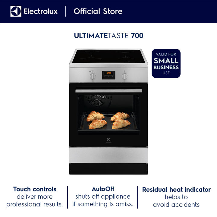 Electrolux LKI640200X 60cm Induction Freestanding Cooker, 4 Induction