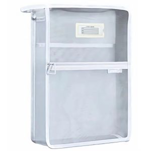 SUNNE SHOP Mở rộng Túi đựng giấy kiểm tra Hình chữ L Lưới dày Túi đựng văn phòng phẩm Túi phân loại Trong suốt Túi đựng tài liệu Học sinh