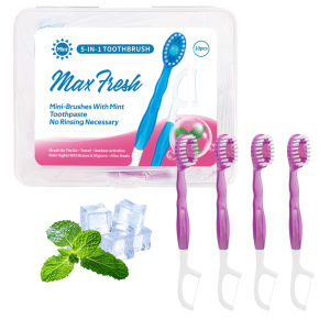 Disposable Travel Toothbrush Portable Disposable Travel Ready Multi Purpose Single Use Travel Toothbrush hotels guest rooms business trips holidays and compact travel packing