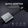 Kaizer Splitter iPhone Lightning to Jack 3.5mm Audio Jack Splitter Audio Open Mic. 