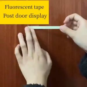 Luminous Fluorescent Night Tape Self-adhesive Glow In The Dark Tape Warning Stripe Sticker