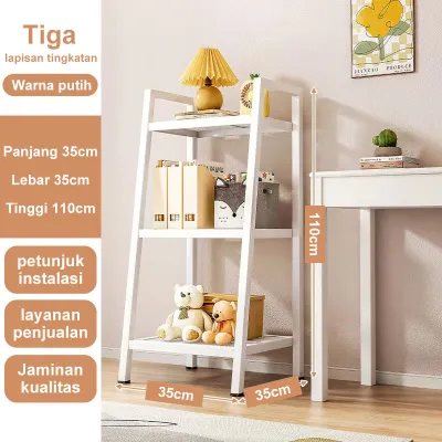 Trapezial Rak Besi Rak Penyimpanan Barang Rak Pajangan Ruang Tamu Rak Besi Rak Bunga Rak Logam