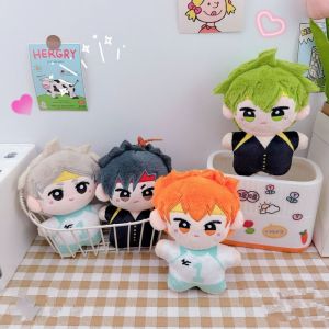 LANGJ การ์ตูน ห้อยกุญแจตุ๊กตาไฮคิว นุ่มนวล ยัดไส้ ของเล่นตุ๊กตา Jujutsu Kaisen ตุ๊กตาการ์ตูน ของเล่น ตุ๊กตาพวงกุญแจไฮคิว ของขวัญวันเกิดเพื่อน