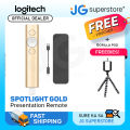 Logitech Spotlight Presentation Remote Advanced Digital Highlighting with Bluetooth, Universal Presenter Clicker, 30m Range and Quick Charging | JG Superstore. 