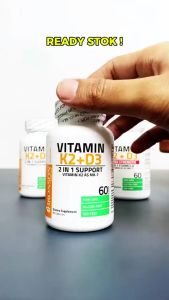 Bronson Vitamin K2 (MK7) with D3 Extra Strength Supplement Bone and Heart Health