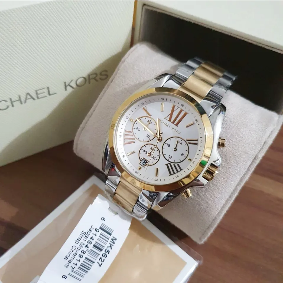 Michael Kors Bradshaw Chronograph Silver and Gold tone Watch