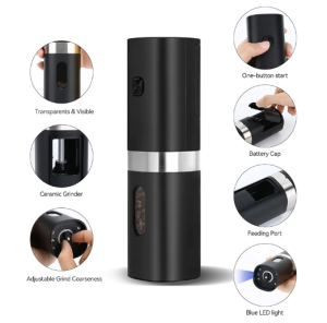 Pepper Mill Electric Pepper Grinder Salt Spice Herbal Containers Home Kitchen Cooking Salt And Pepper Grinder BBQ Tools Gravity